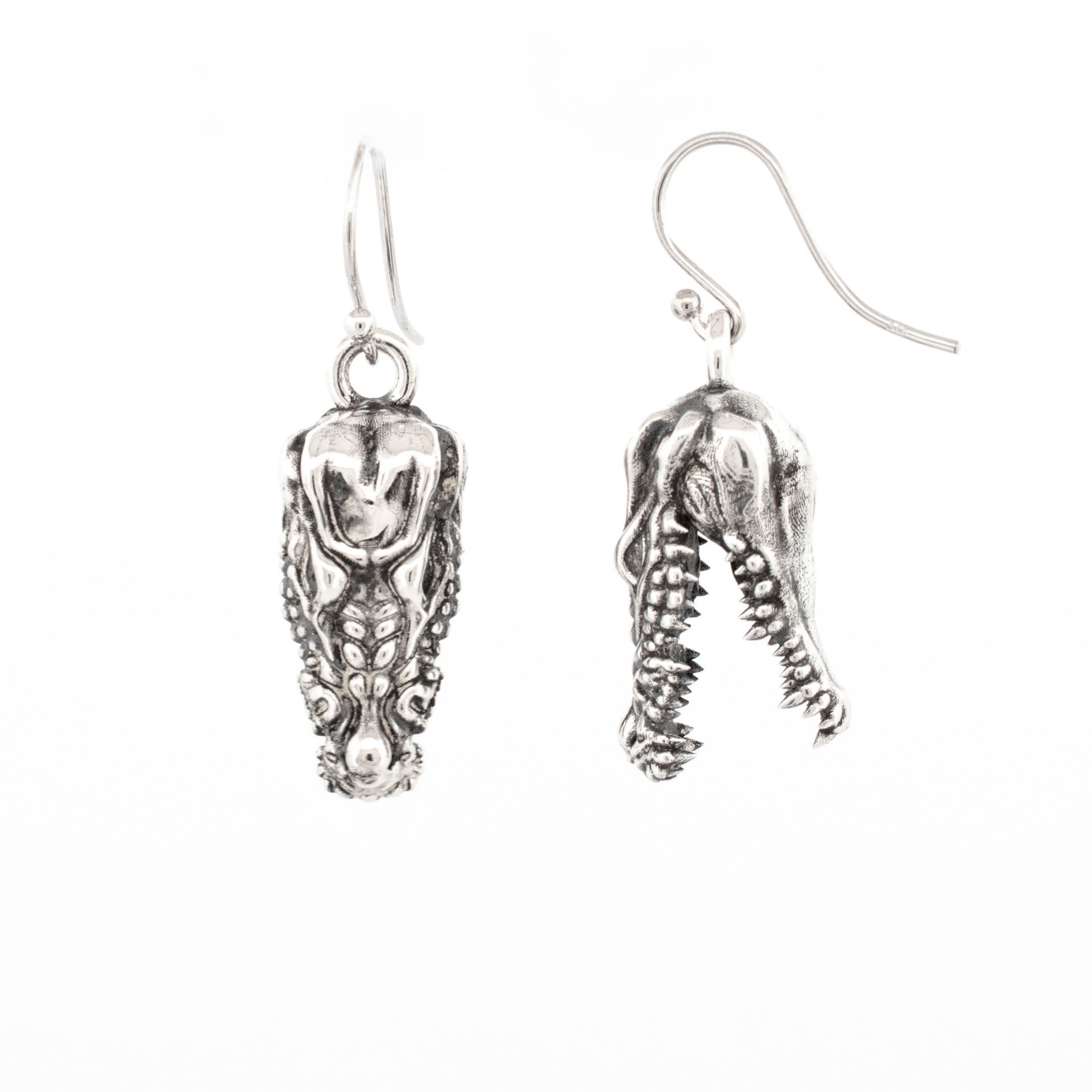 Crocodile Head Earrings