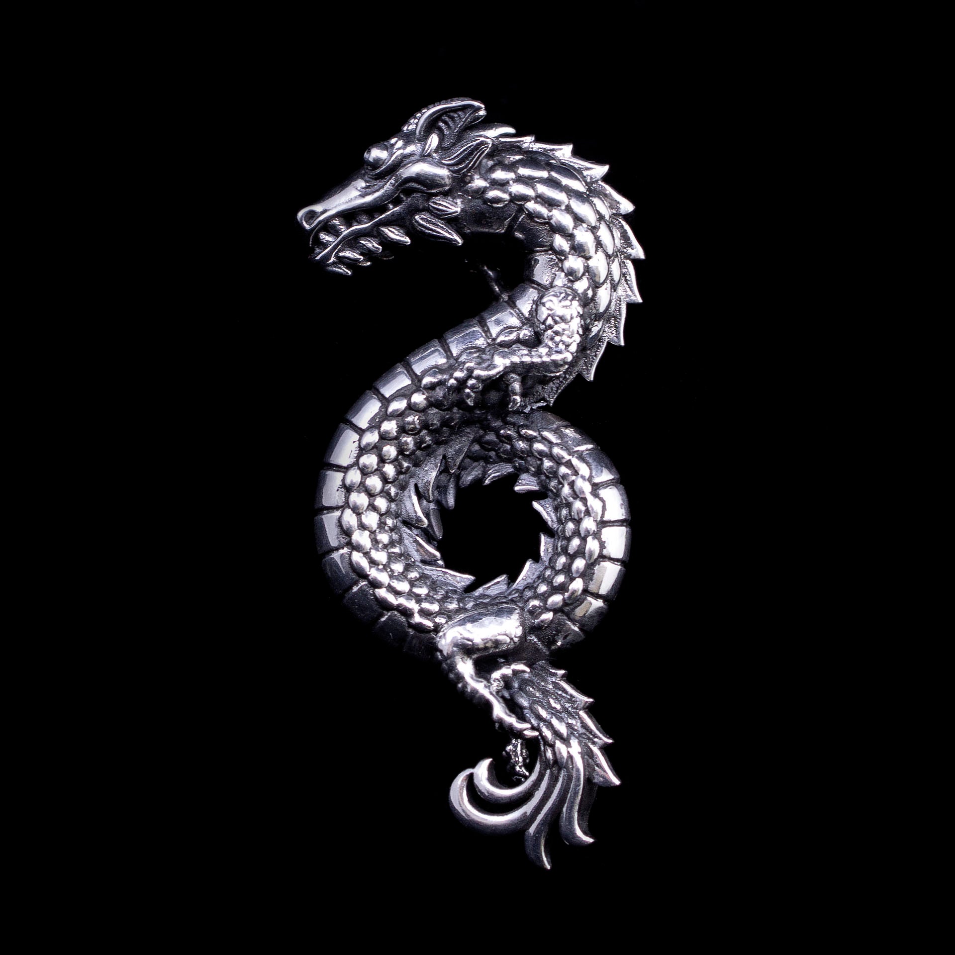 Happy Dragon Memorial Brooch