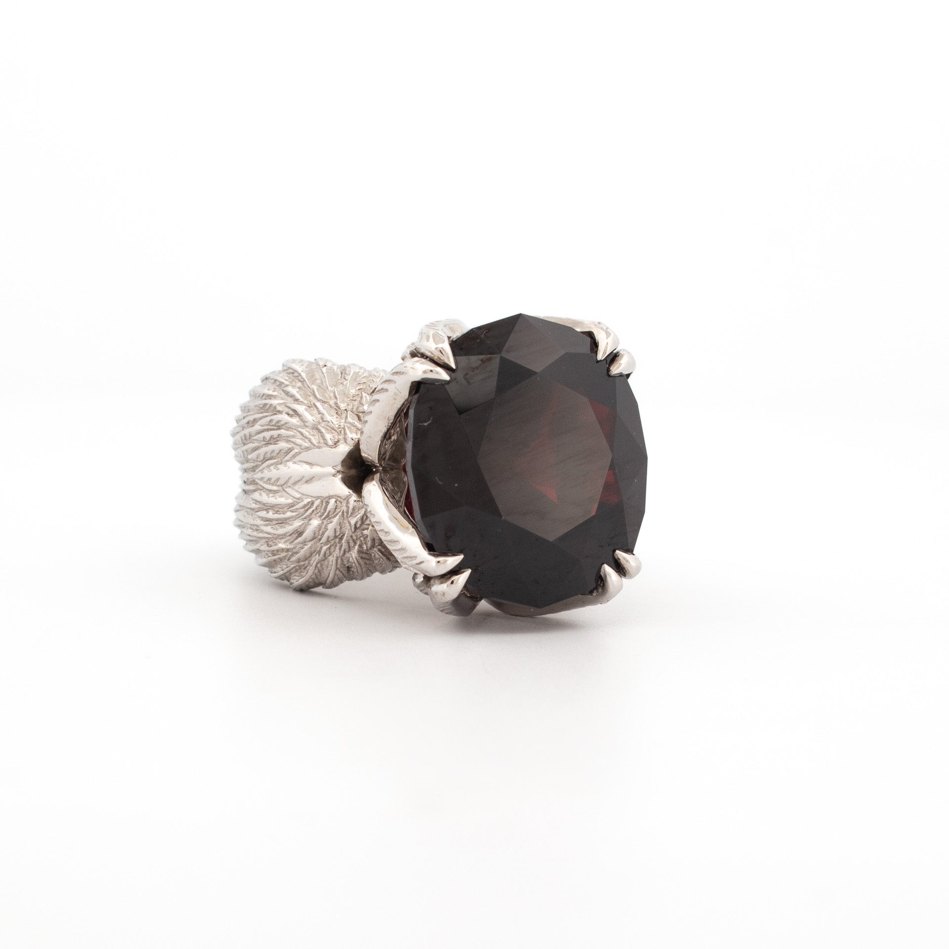 Wings of Desire Garnet Ring