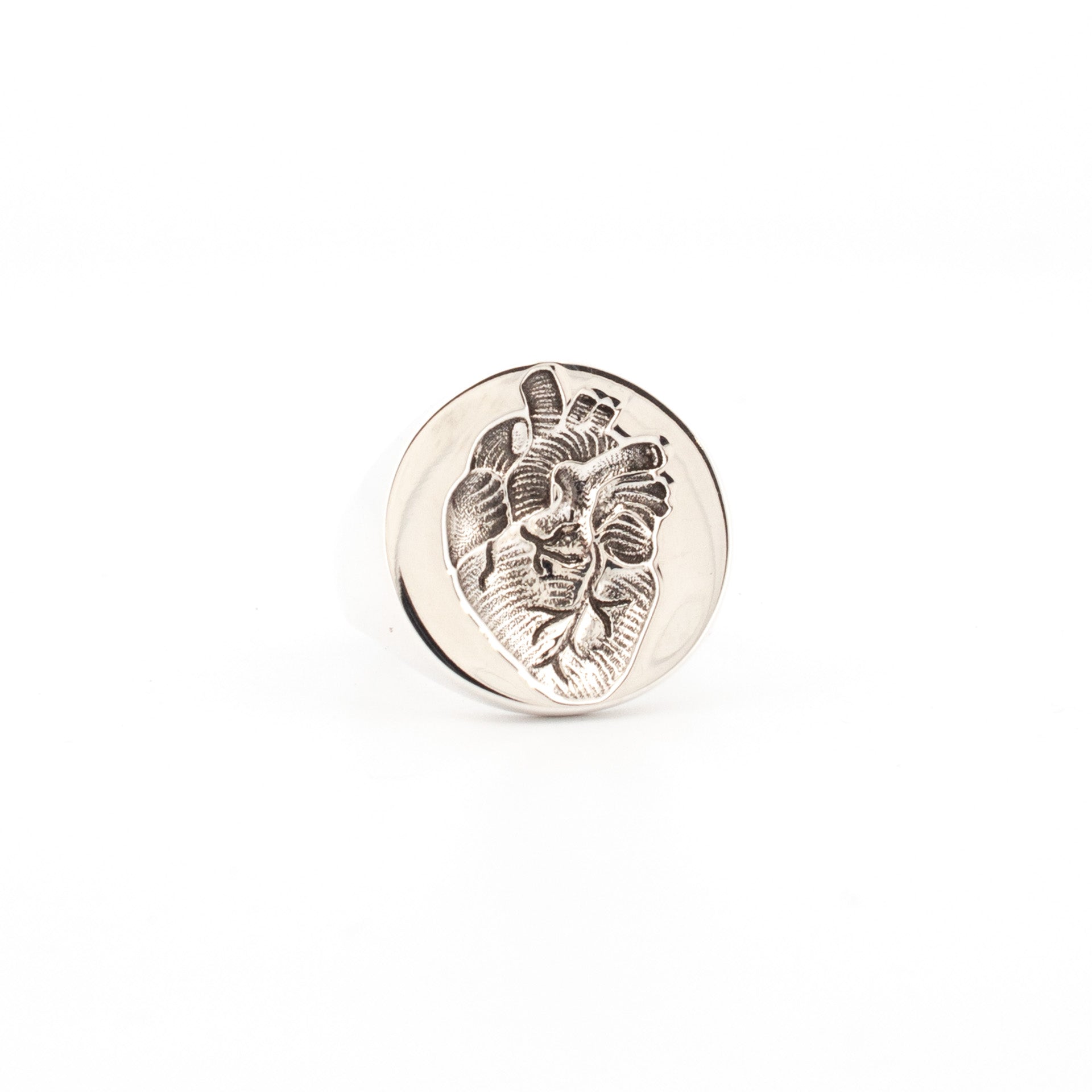 Small Anatomical Heart Wax Seal Ring