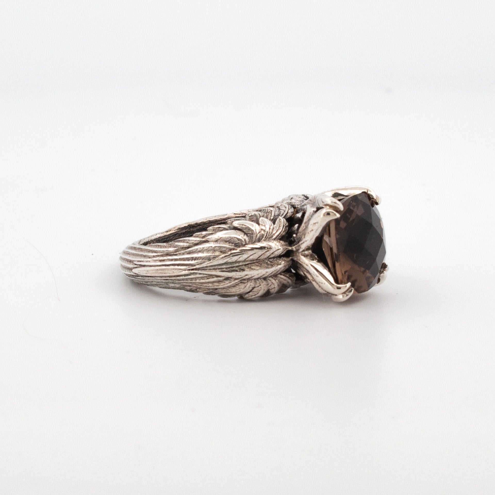 Whisky Quartz Wings of Desire Ring