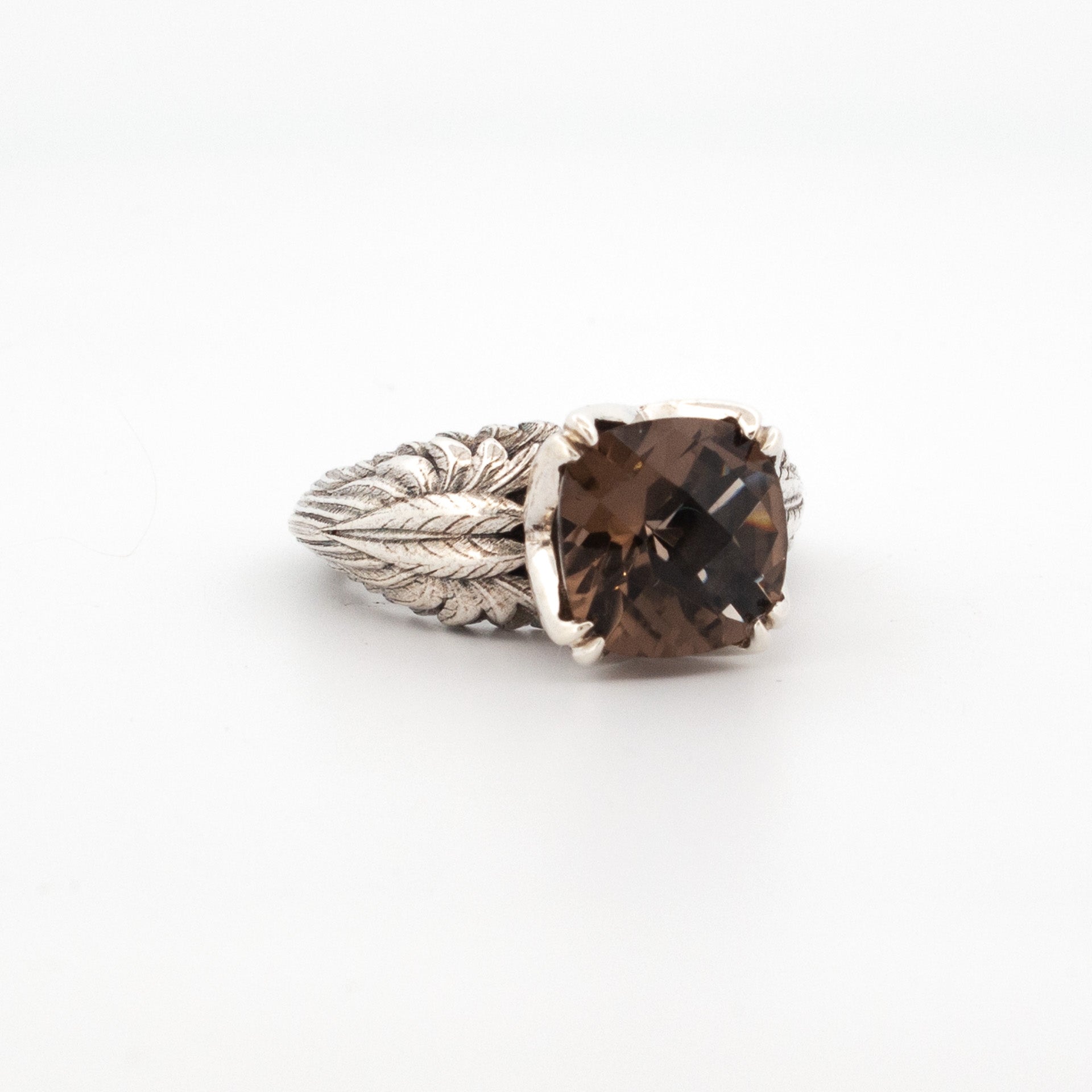 Whisky Quartz Wings of Desire Ring