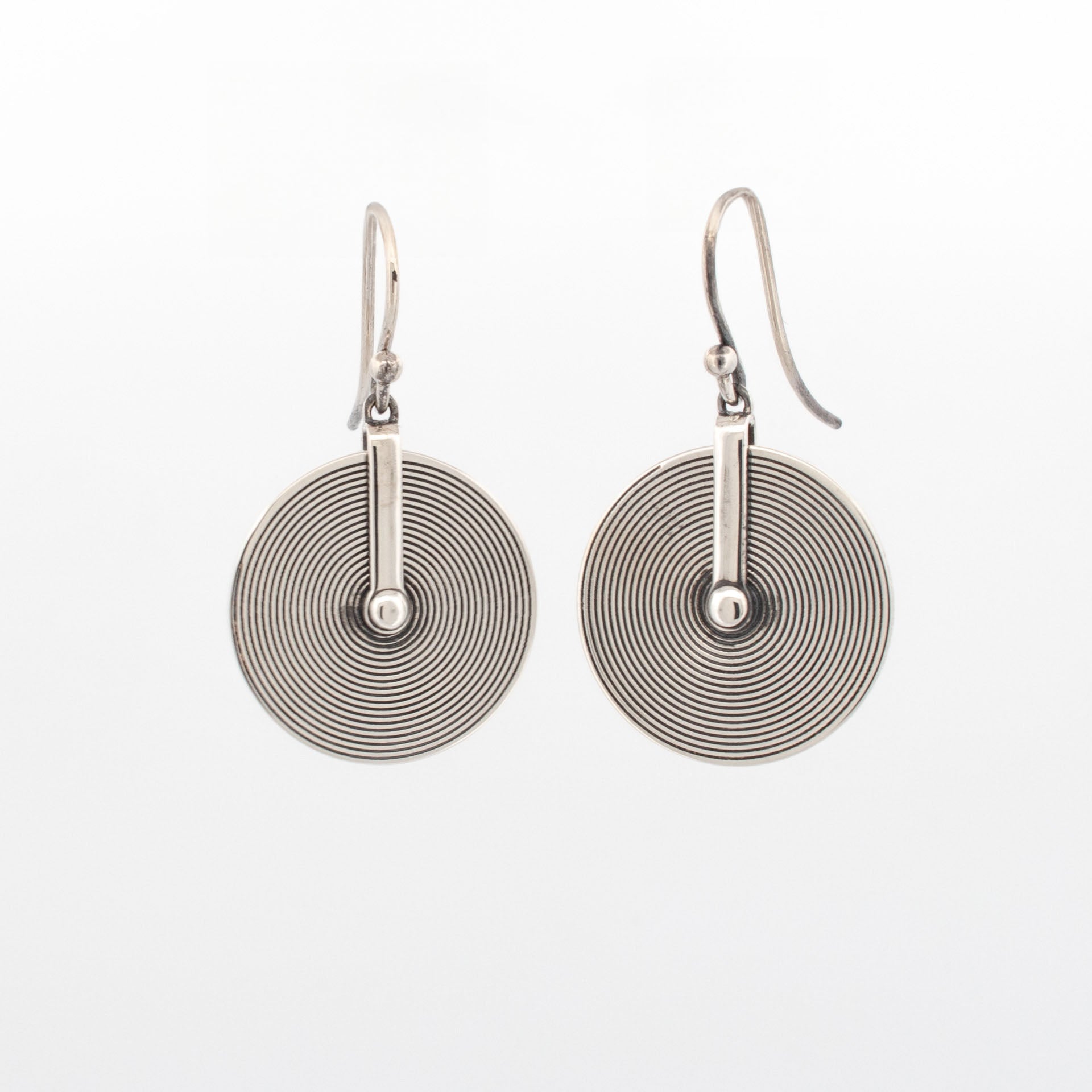 Spinning Record Earrings