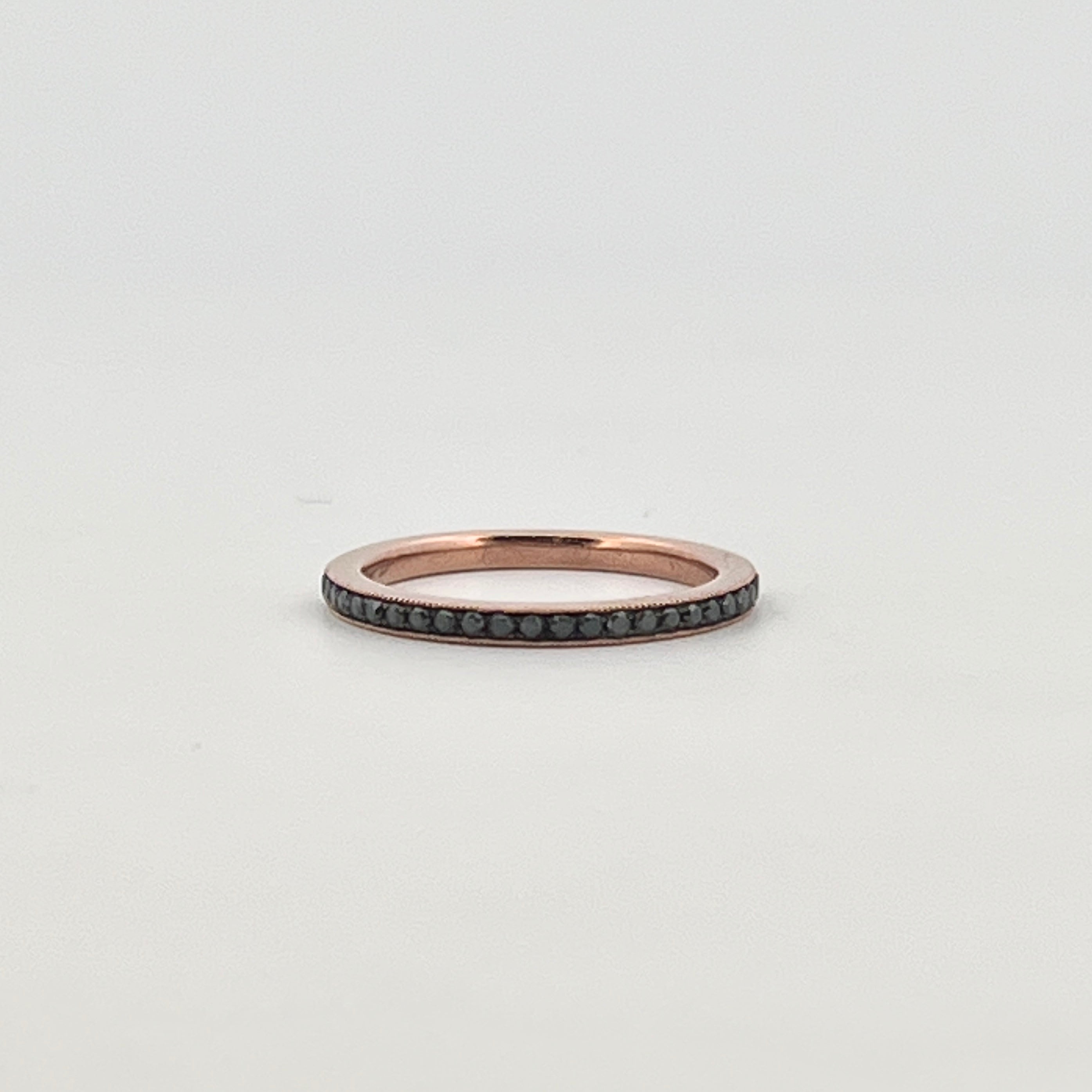 Black diamond ring