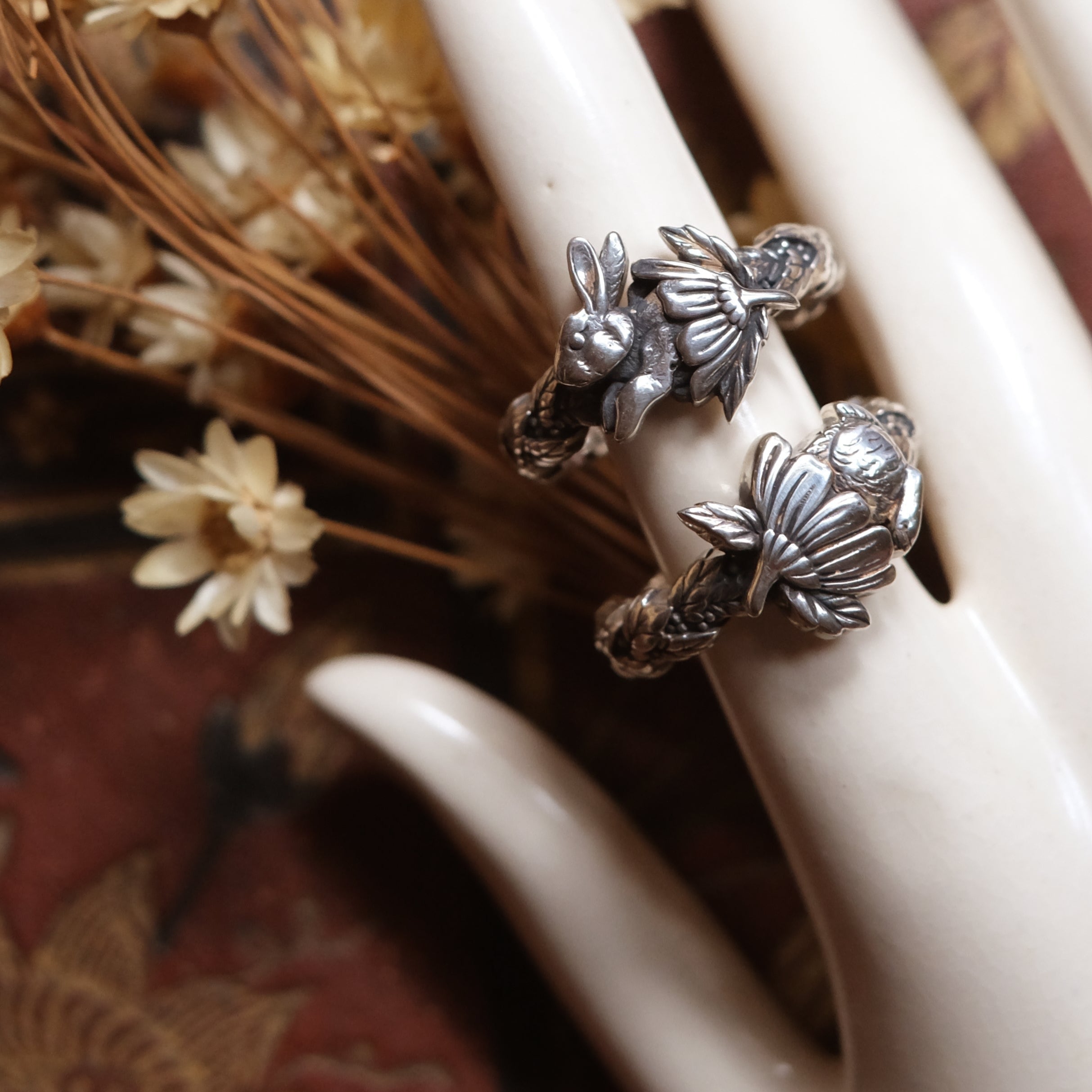 Solstice Bunnies Rings