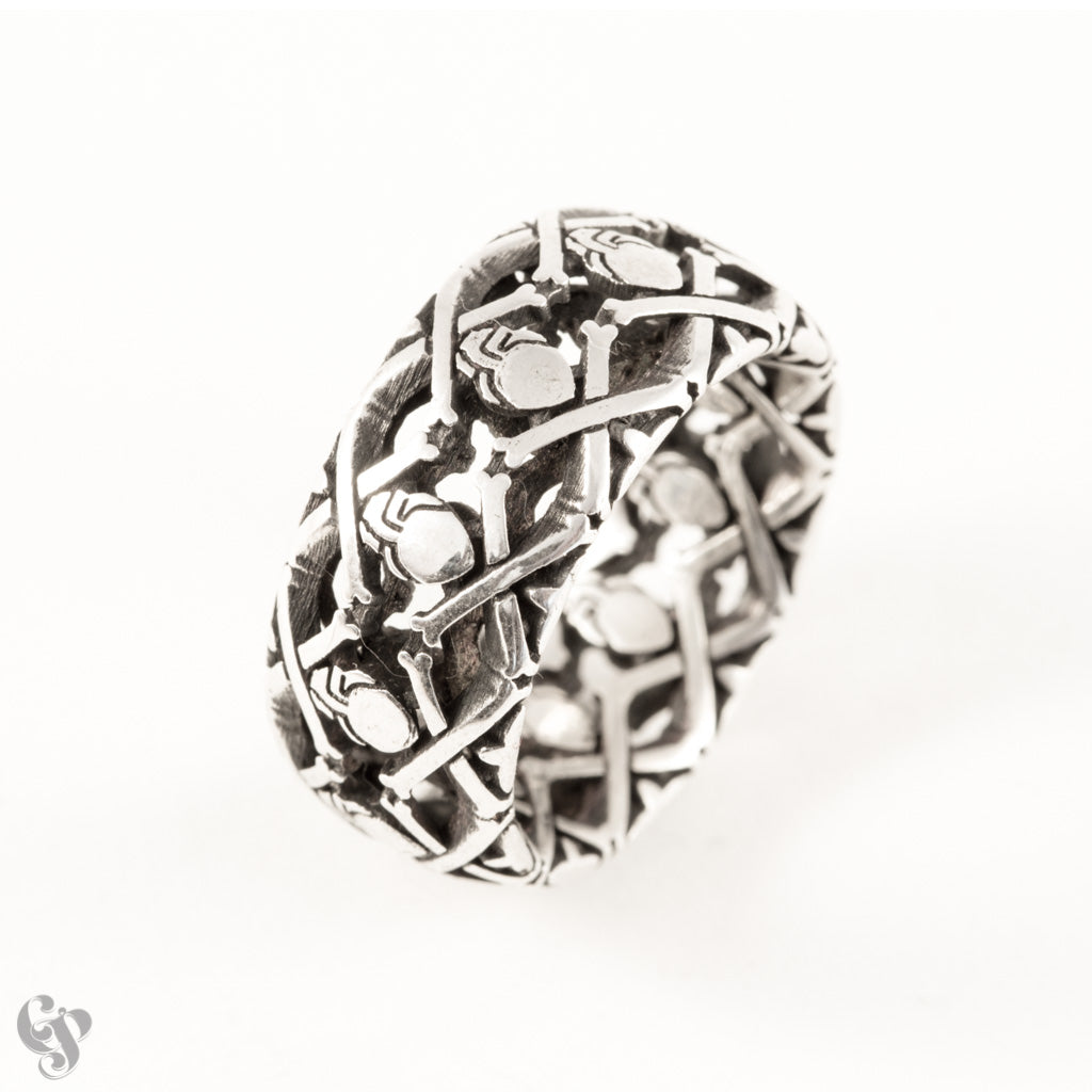 Hearts and Crossbones Ring