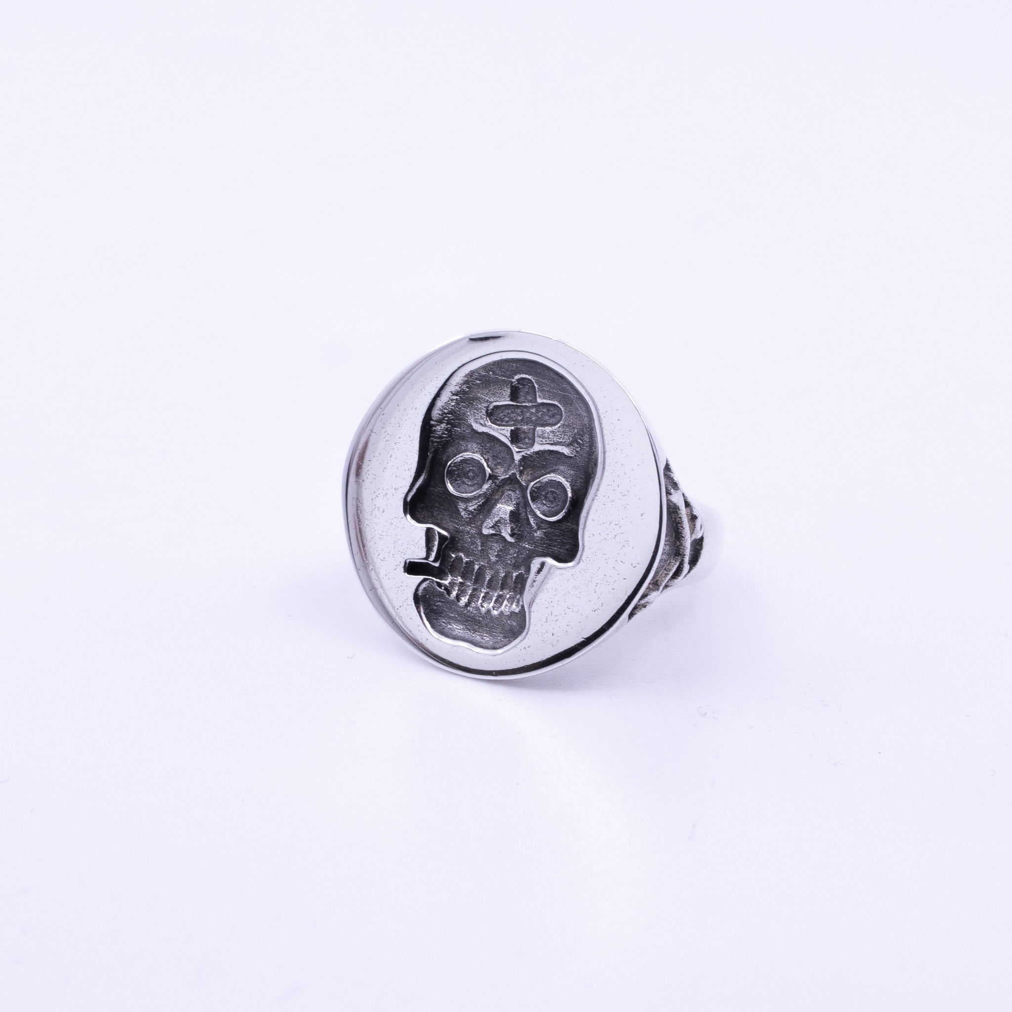 Smoking Skull Wax Seal Ring