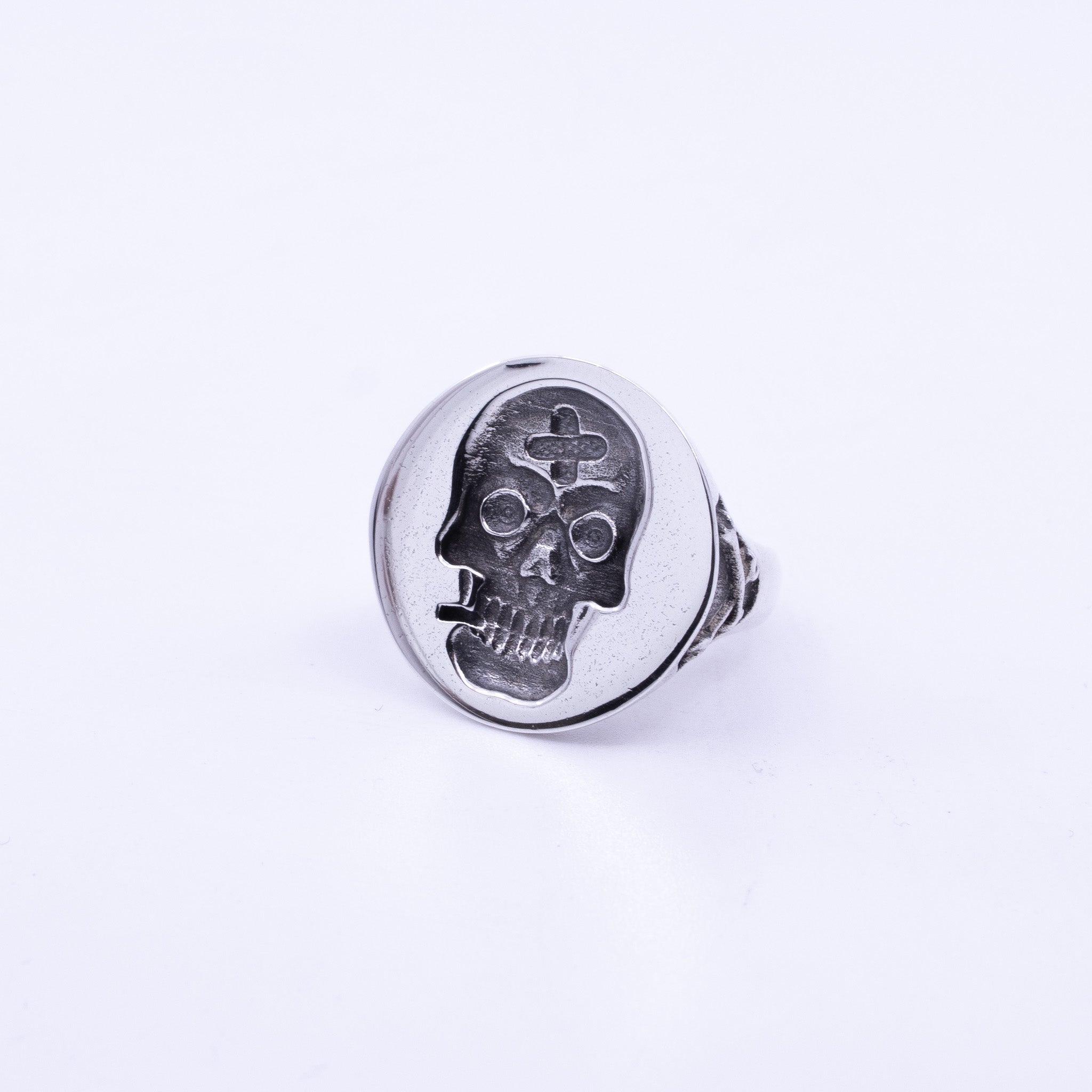 Smoking Skull Wax Seal Ring