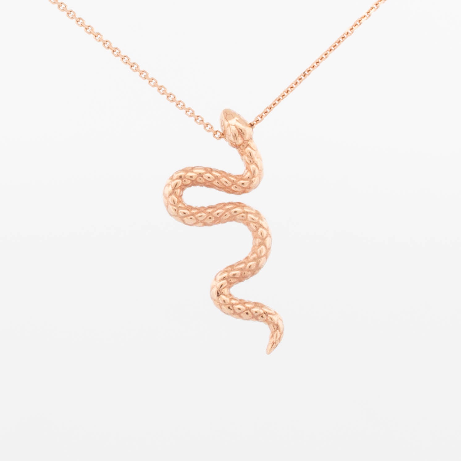 ROSE GOLD SNAKE PENDANT