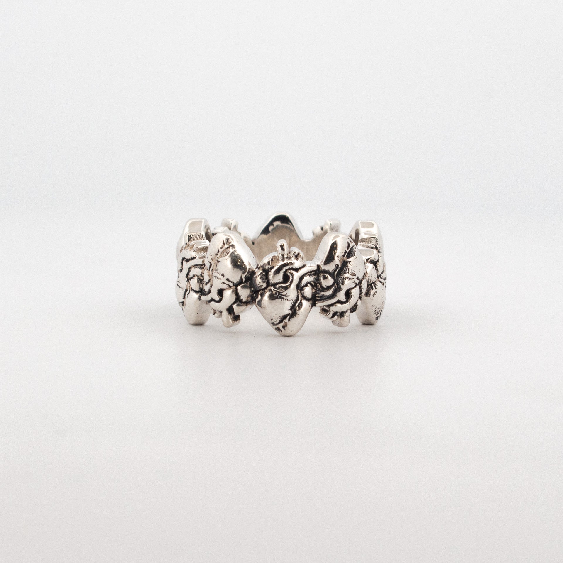 Connected Hearts ring