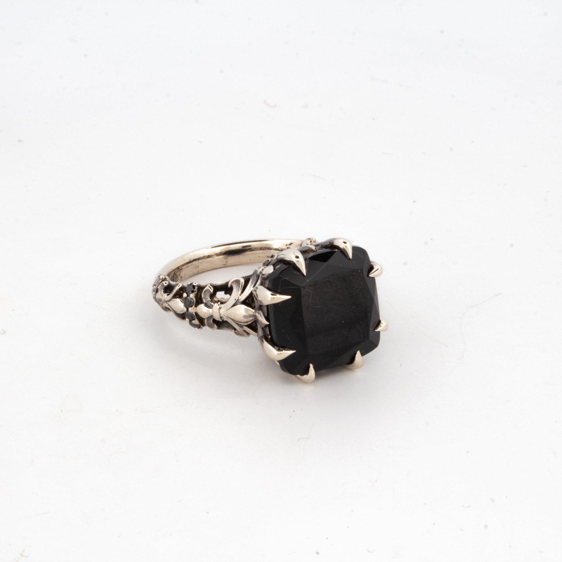 Medieval Treasure Black Spinel Ring