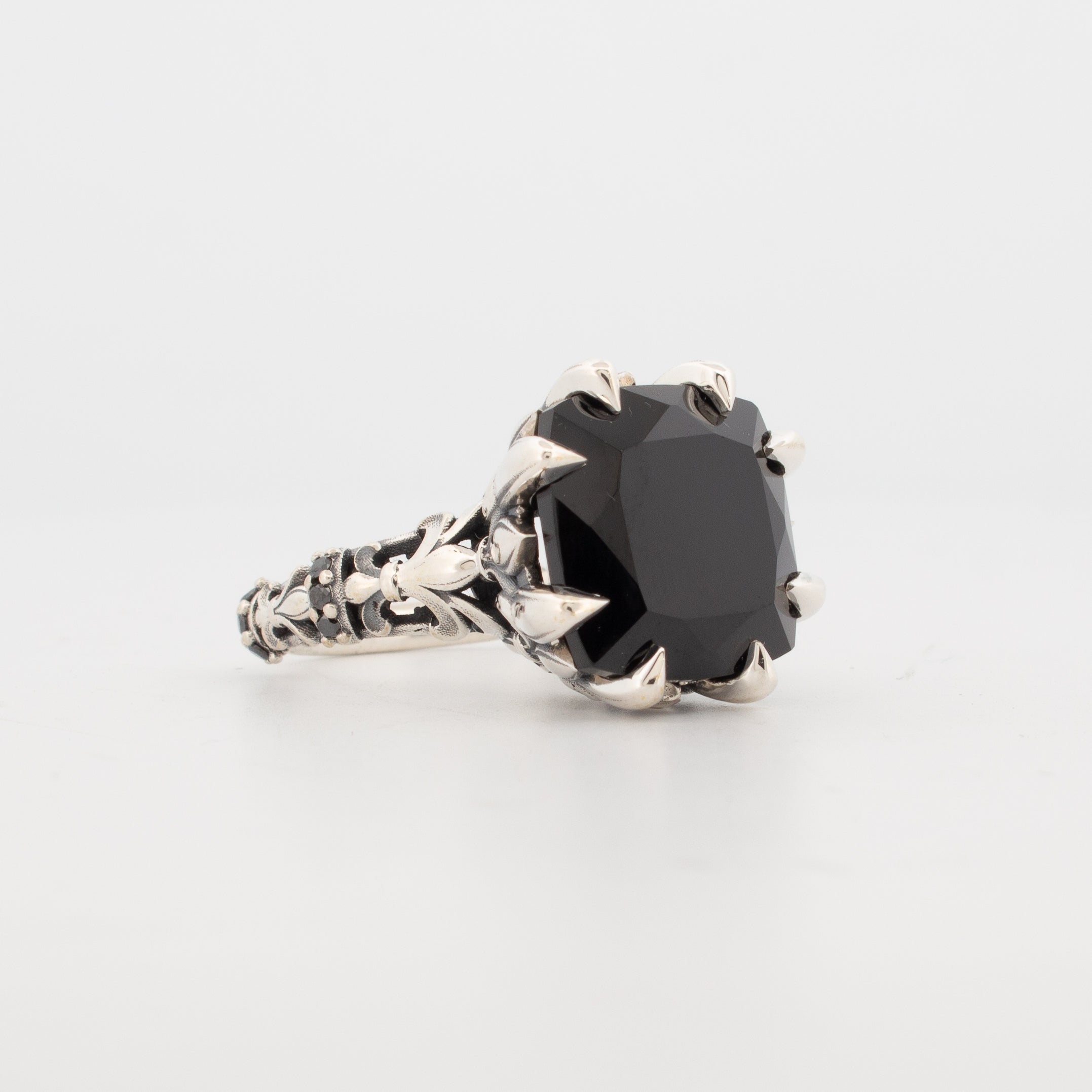 Medieval Treasure Black Spinel Ring