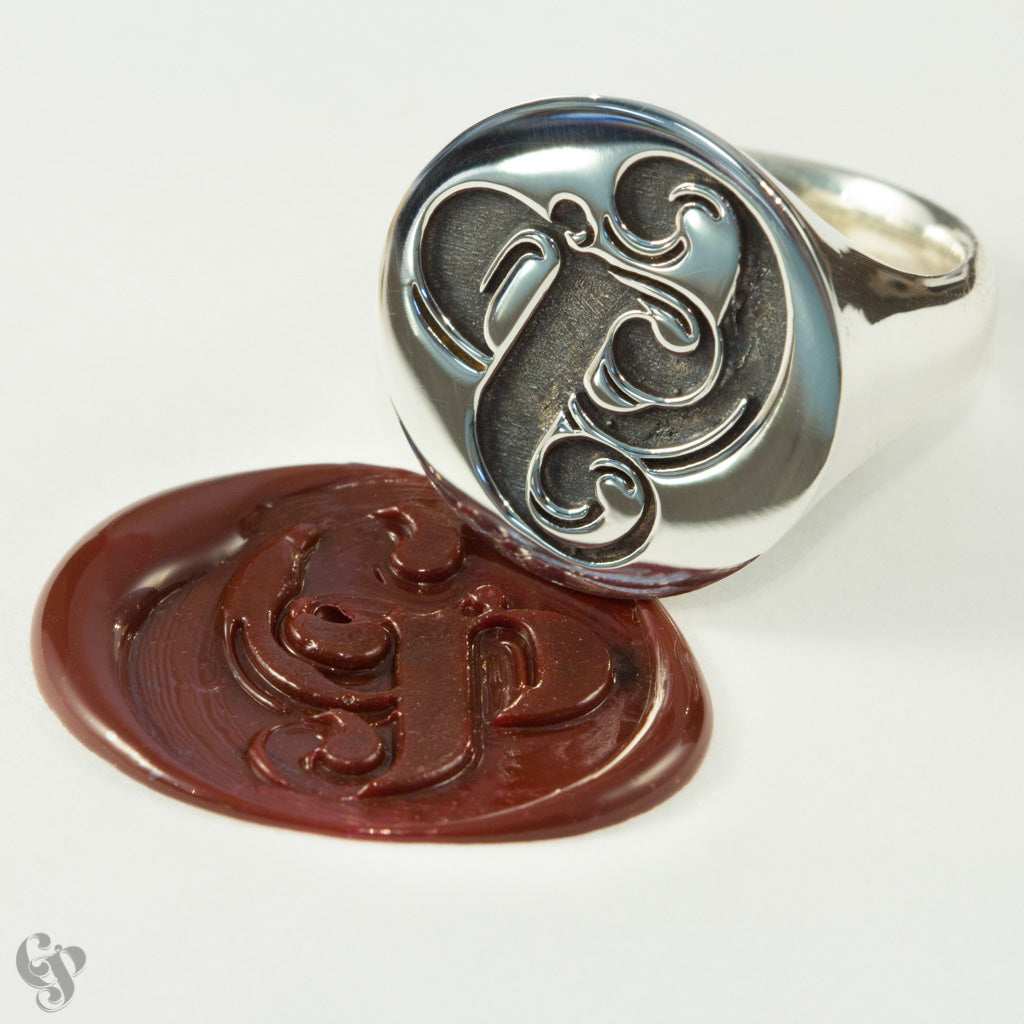 Sterling Silver Gilli Pepper Wax Seal Ring