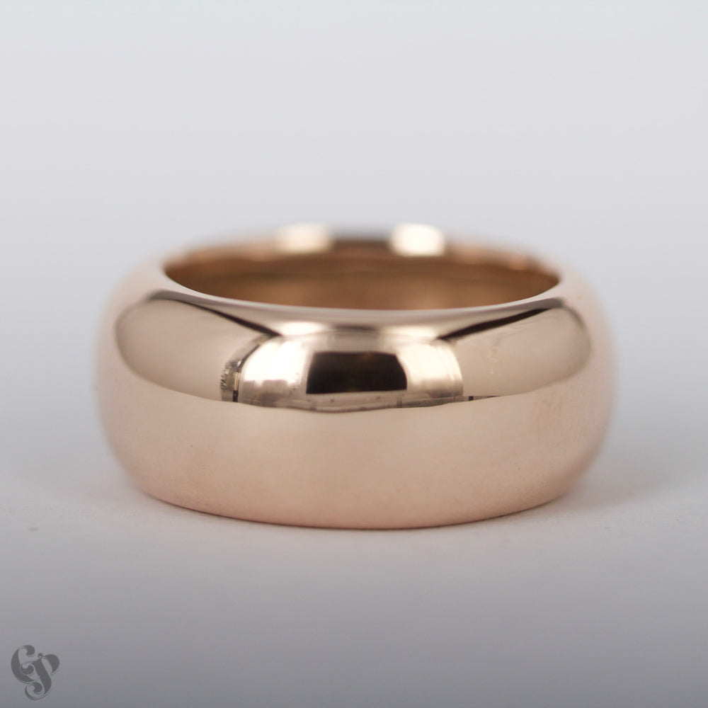 Wide Rose Gold Ring