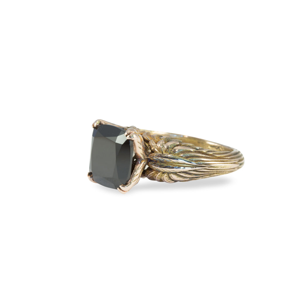 Wings Of Desire Black Spinel Ring