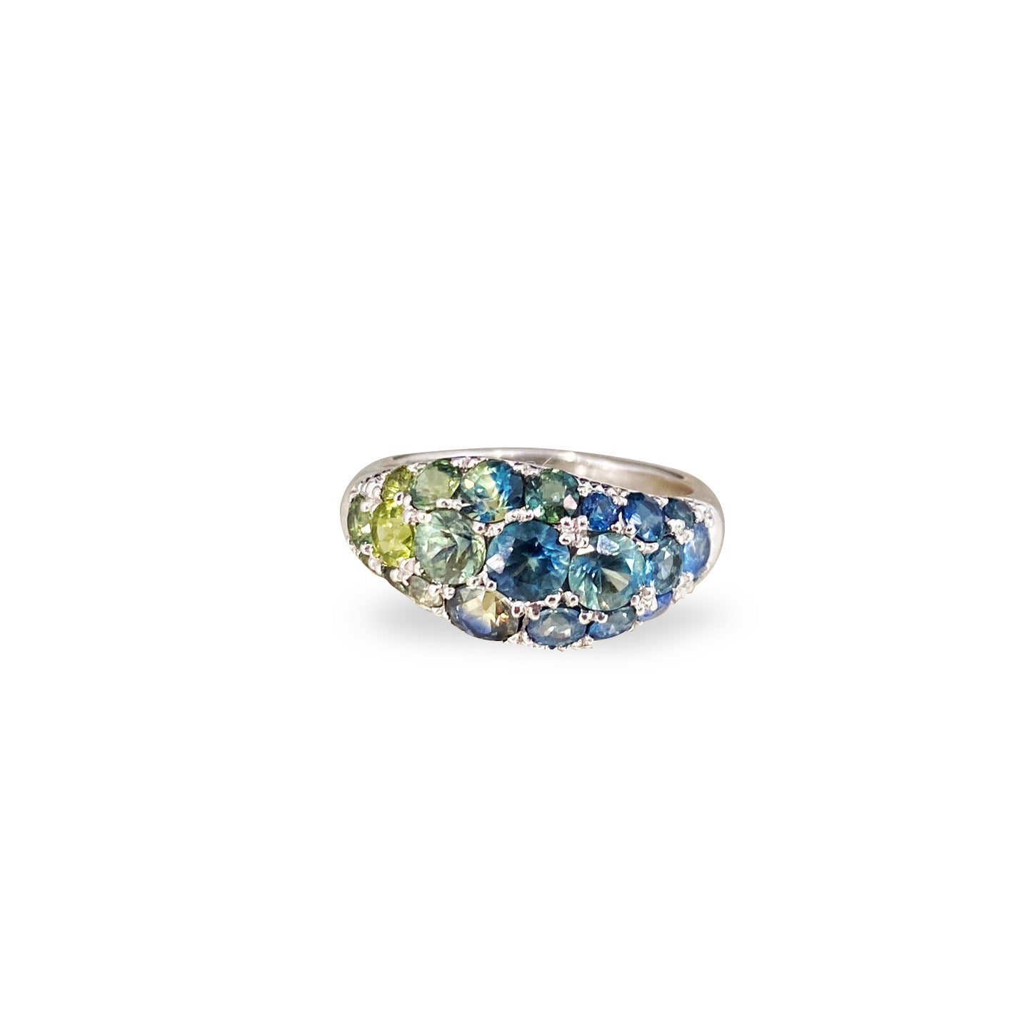 Colour fade Sapphire ring