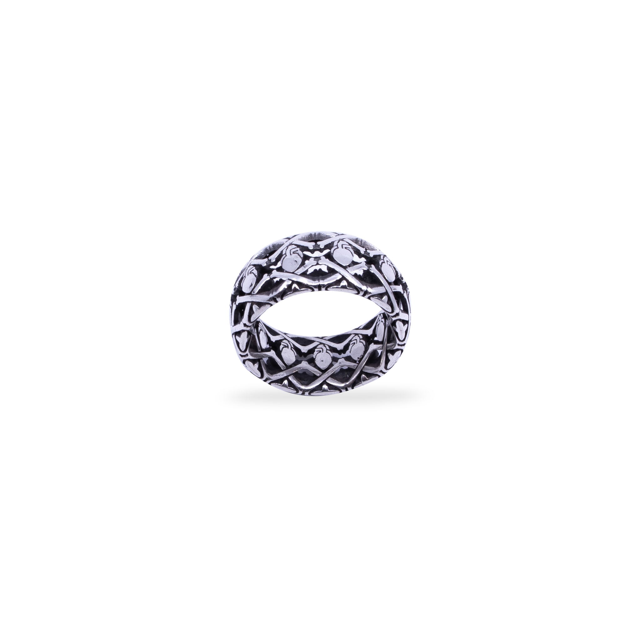 Hearts and Crossbones Ring